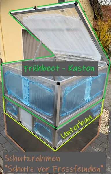 Frühbeet animalia (103 x 103 cm)