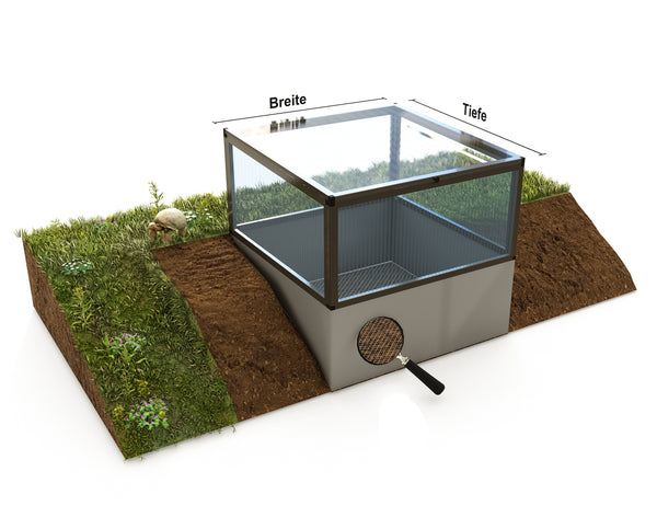 Frühbeet animalia Hohlkammerplatten und ALLTOP-Deckel, Schutz vor Fressfeinden