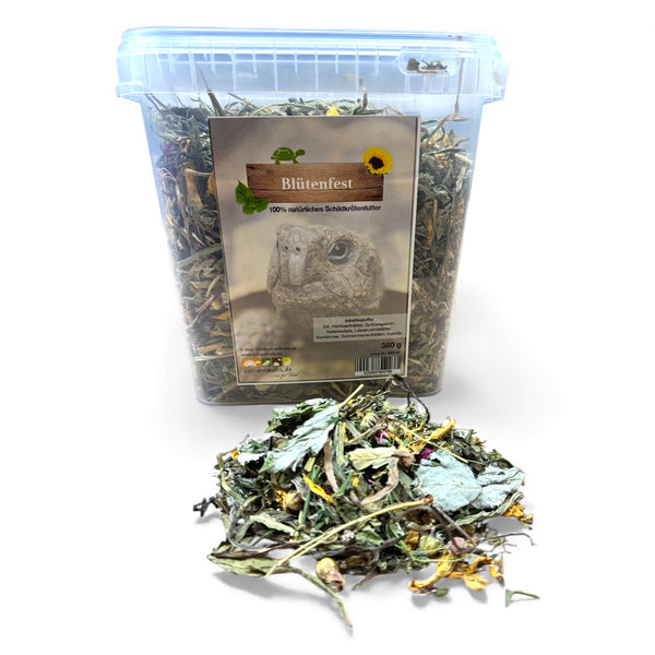 Blütenfest 380g - 100 % natürliches Schildkrötenfutter