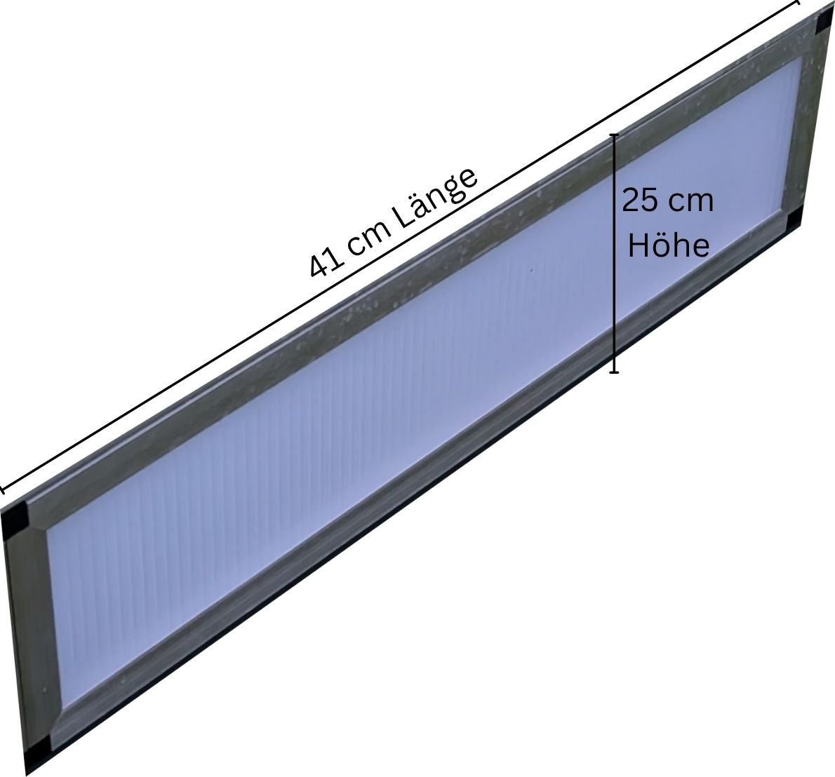 Unterbau/Freilauf-Element (25 cm Höhe) in opal/weißlich