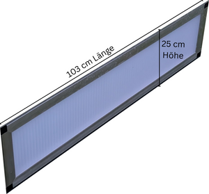 Freilauf Element 103 cm lang, 25 cm hoch