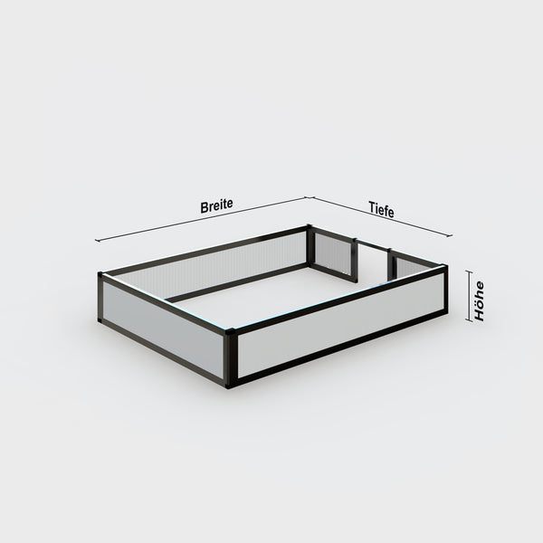 Frühbeet-Unterbau Tür rechts