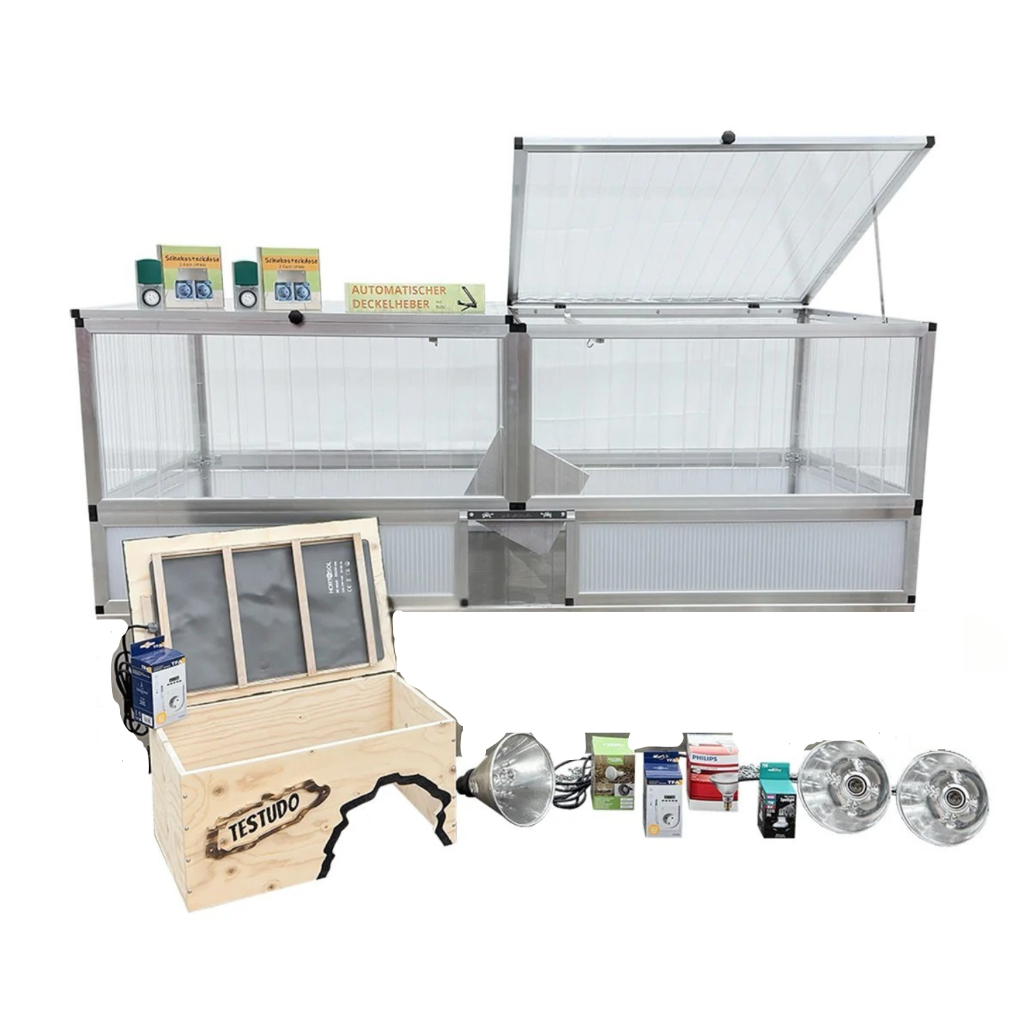 Großes ALLTOP Frühbeet-Set (XXL) - 206 x 103 cm