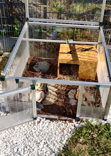 Lampenhalterung für Beckmann Schildkrötenhaus Beleuchtung mit Wärmelampen