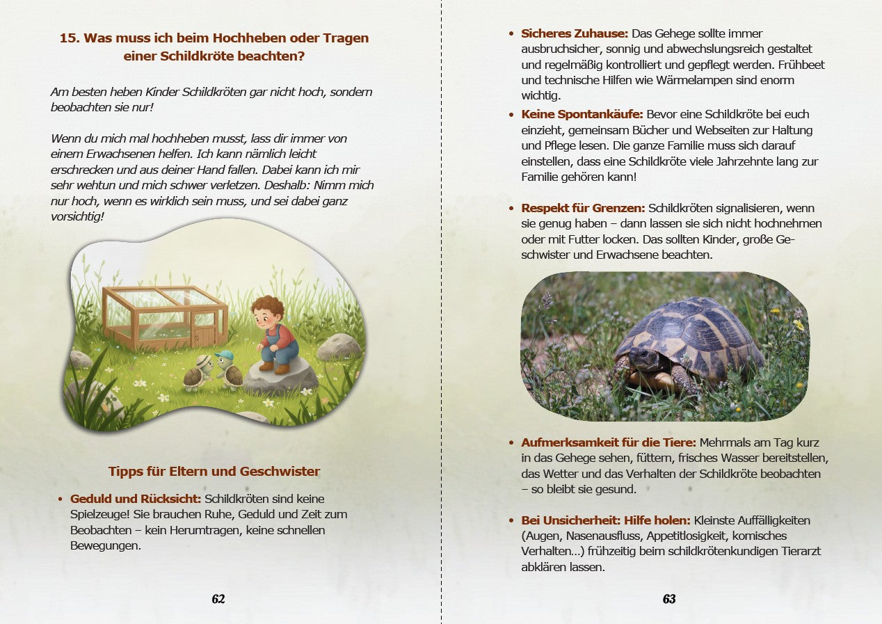 Expertenwissen Schildkröten für Kinder