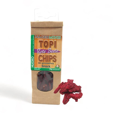 Rote-Bete-Chips für Nager