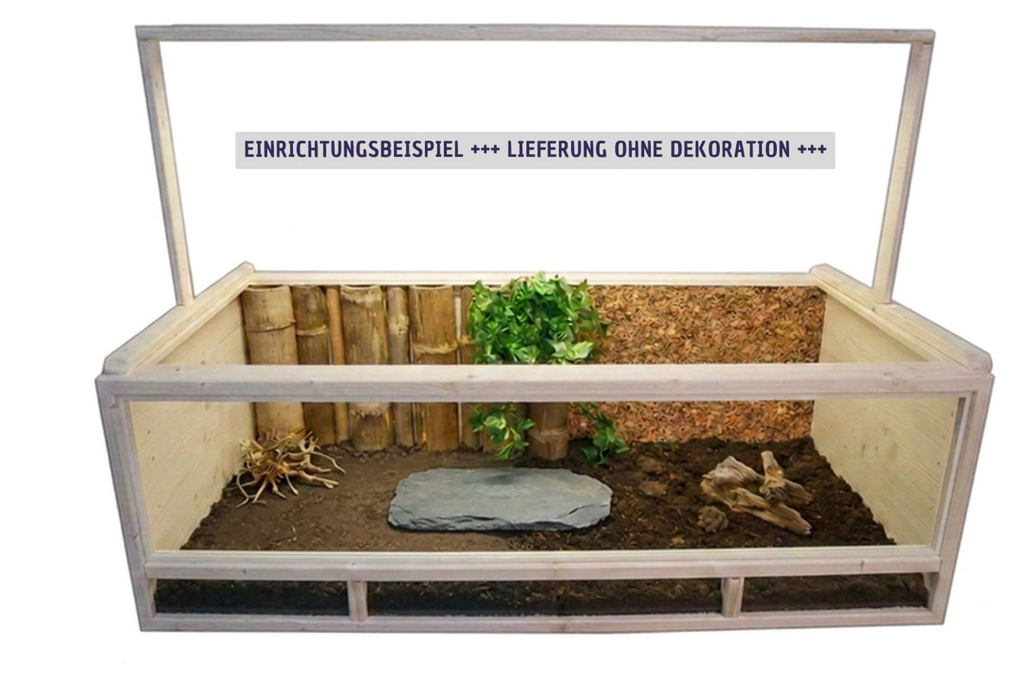 Schildkröten Terrarium aus Holz