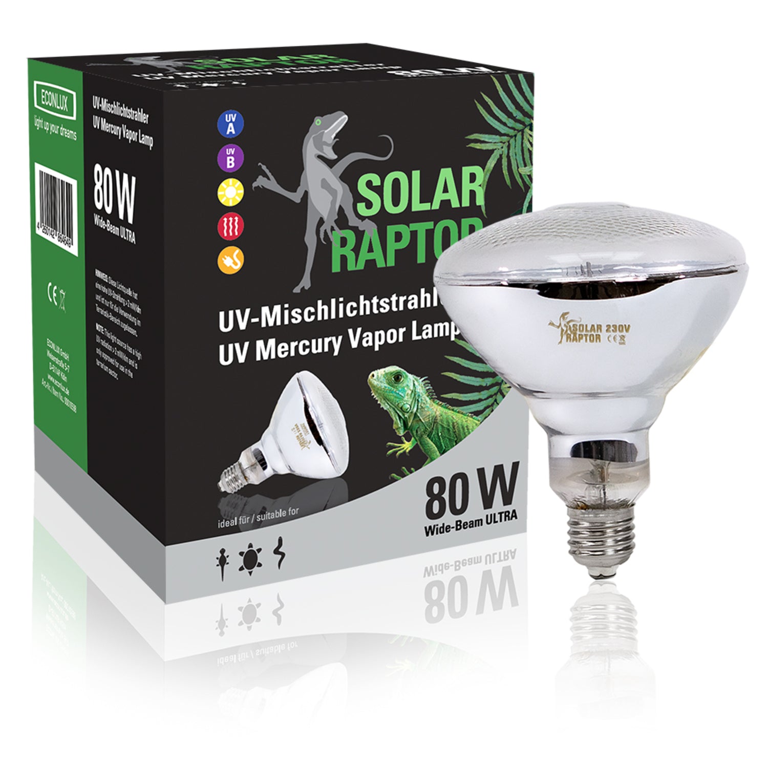 Schildkröten UV-Wärmelampe Solar Raptor
