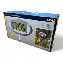 Digitales Gartenthermometer mit Uhrzeit