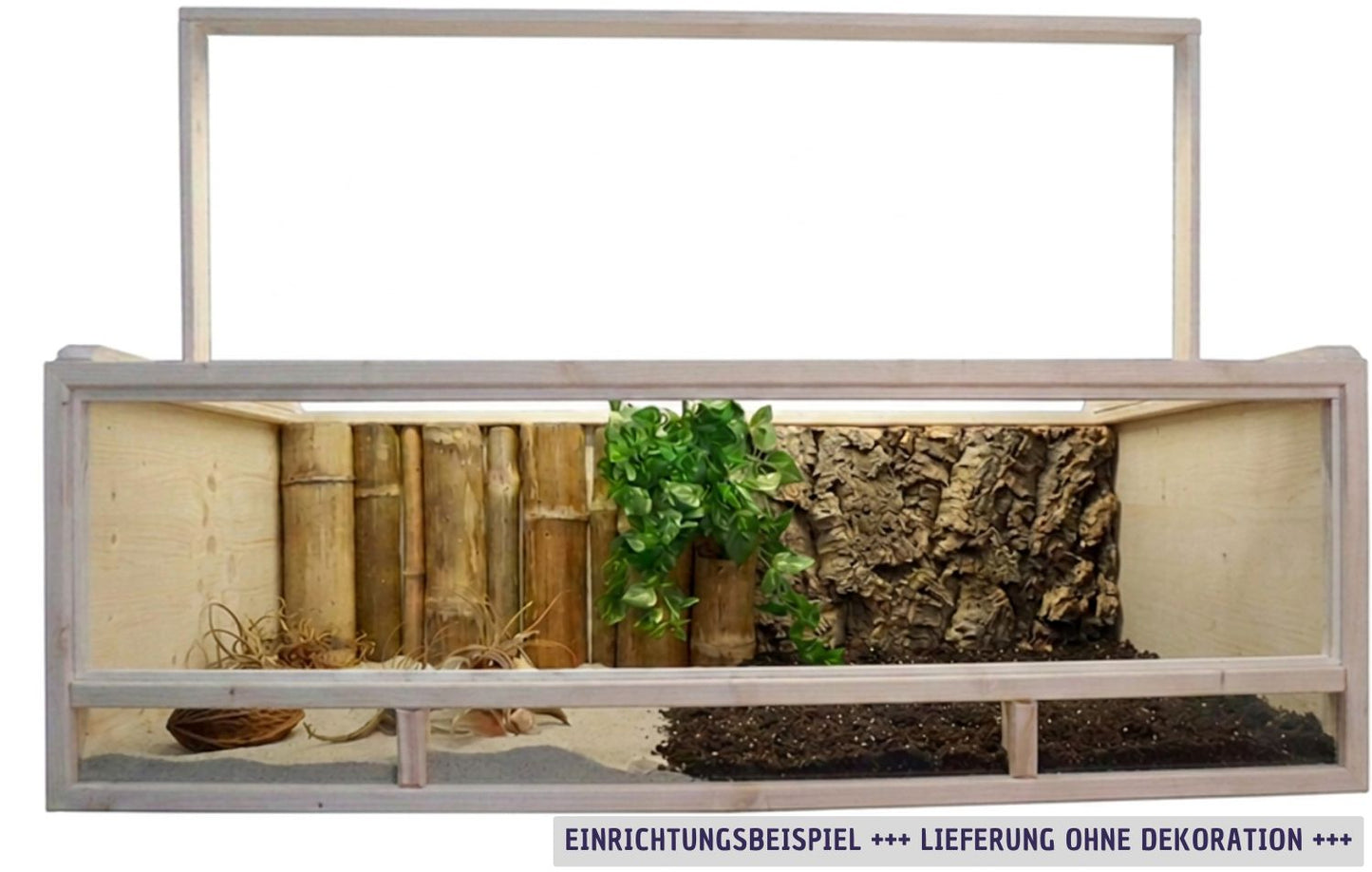Terrarium aus Holz für Landschildkröten