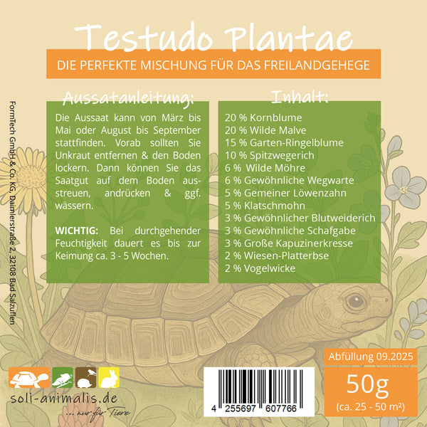 Testudo-Plantae - Saatgut für Landschildkröten