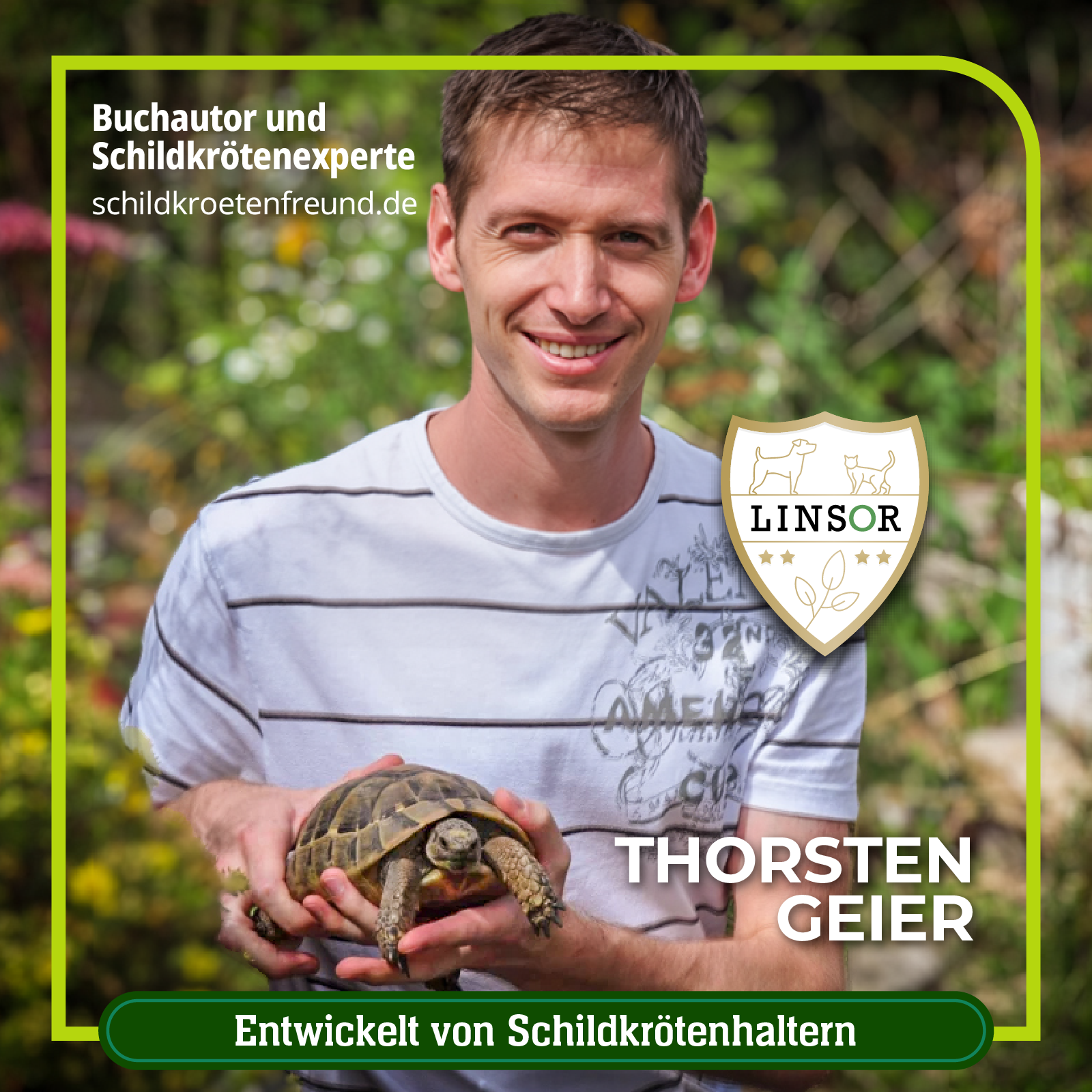 Thorsten Geier - Linsor Schildkröten-Erde - entwickelt von Schildkrötenhaltern