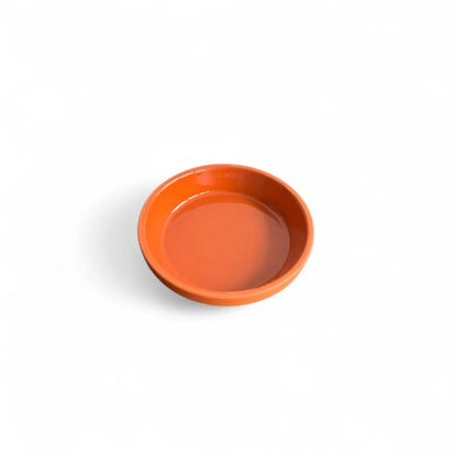 Wasserschale 11 cm Ton Natur, glasiert