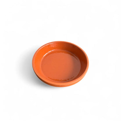 Wasserschale 15 cm Ton Natur, glasiert