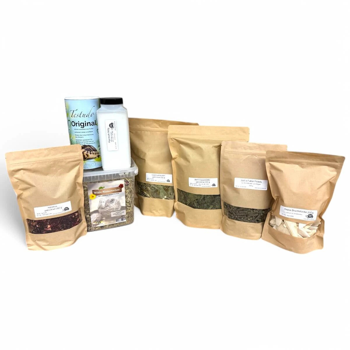 Wildkräuter-Calcium-Set für Schildkröten