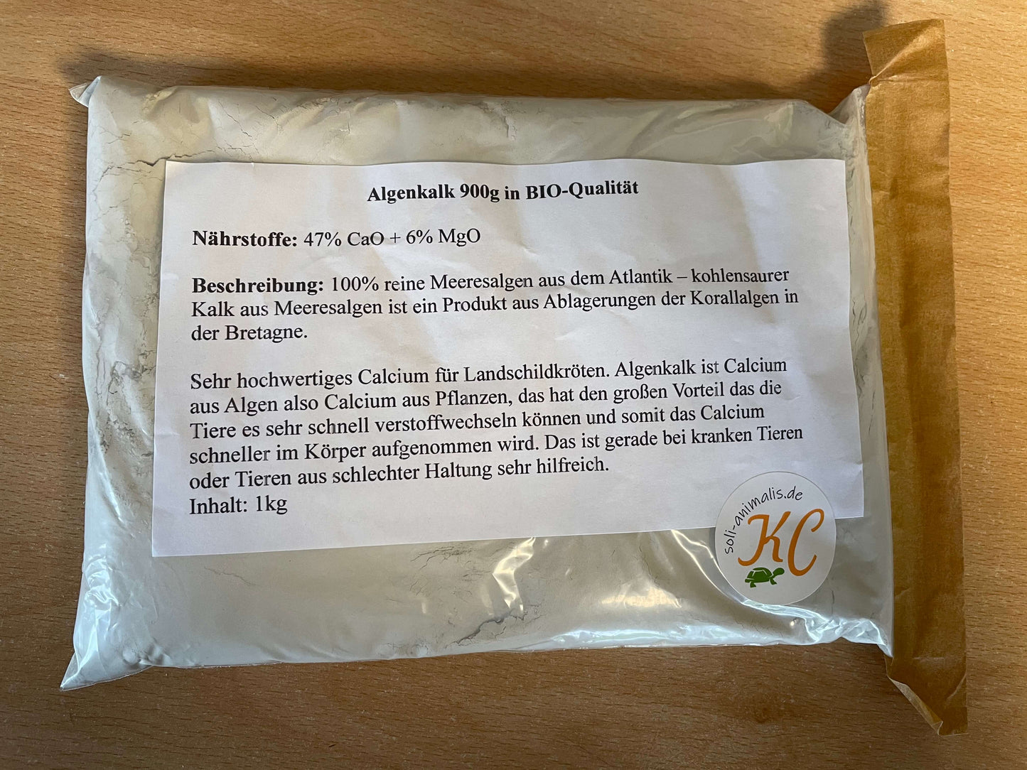Algenkalk in BIO-Qualität für Schildkröten