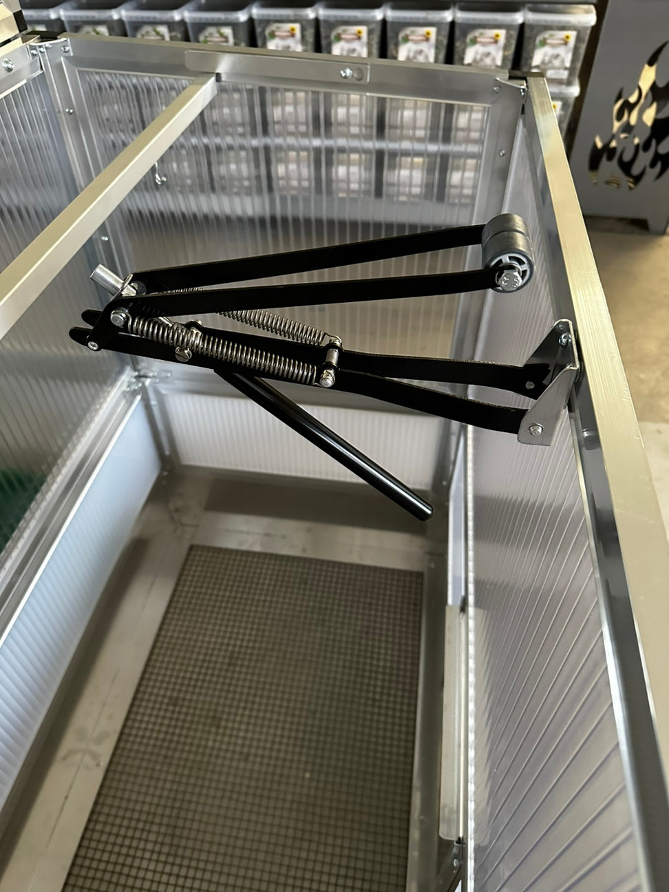 Automatischer Deckelheber mit Rolle - Sondertemperatur für Schildkröten