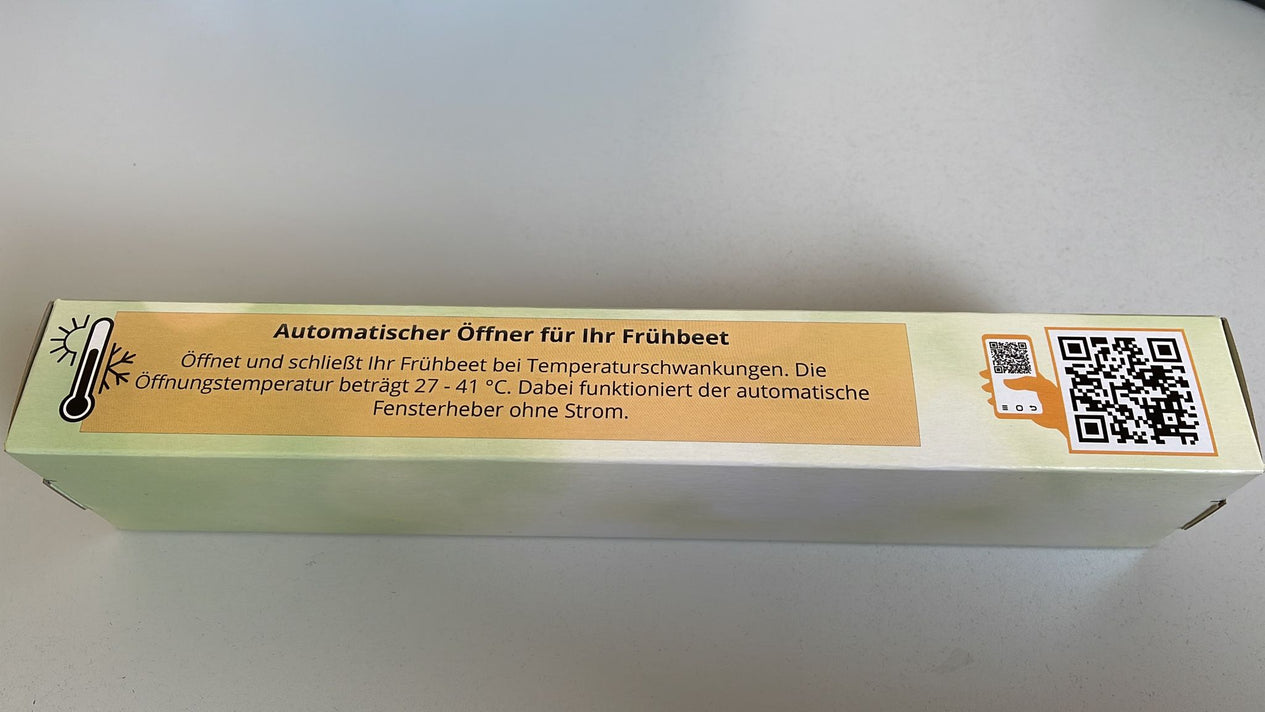 Automatischer Öffner für Schildkröten Frühbeet mit Rollen