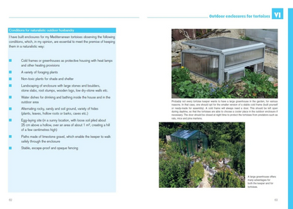 Book about Mediterranean Tortoises - Outdoor enclosures for tortoises
