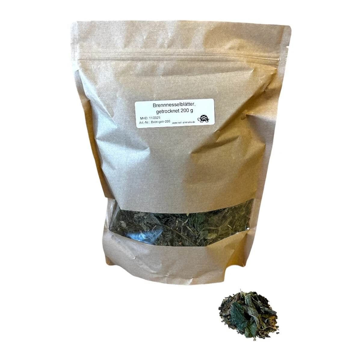 Brennnesselblätter getrocknet für Landschildkröten