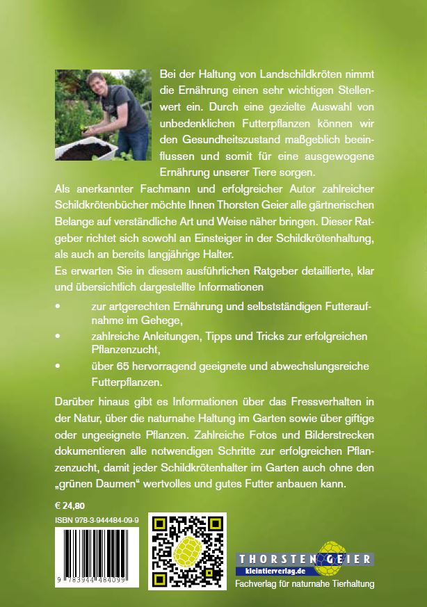 Schildkröten-Gärtner Rückseite