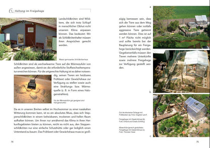 Die Haltung der Steppenschildkröten Agrionemys horsfieldii - Haltung im Freigehege