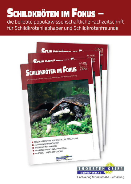Fachzeitschrift für Schildkrötenliebhaber und Schildkrötenfreunde