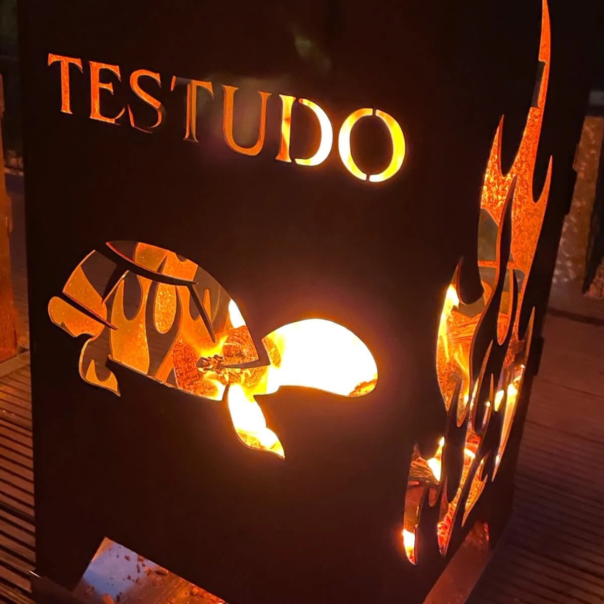 Feuerkorb Schildkröte