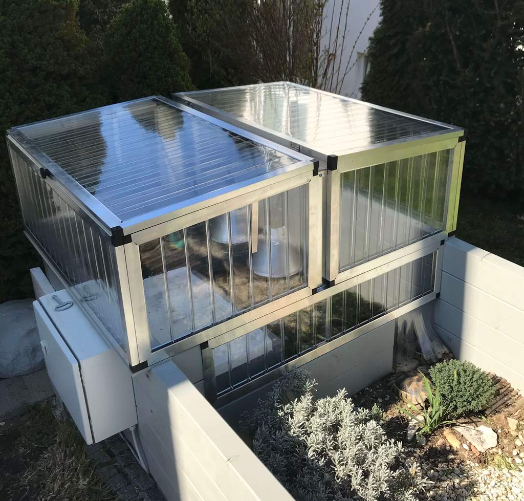 Frühbeet casa (103 x 206 cm) ALLTOP komplett für Schildkröten
