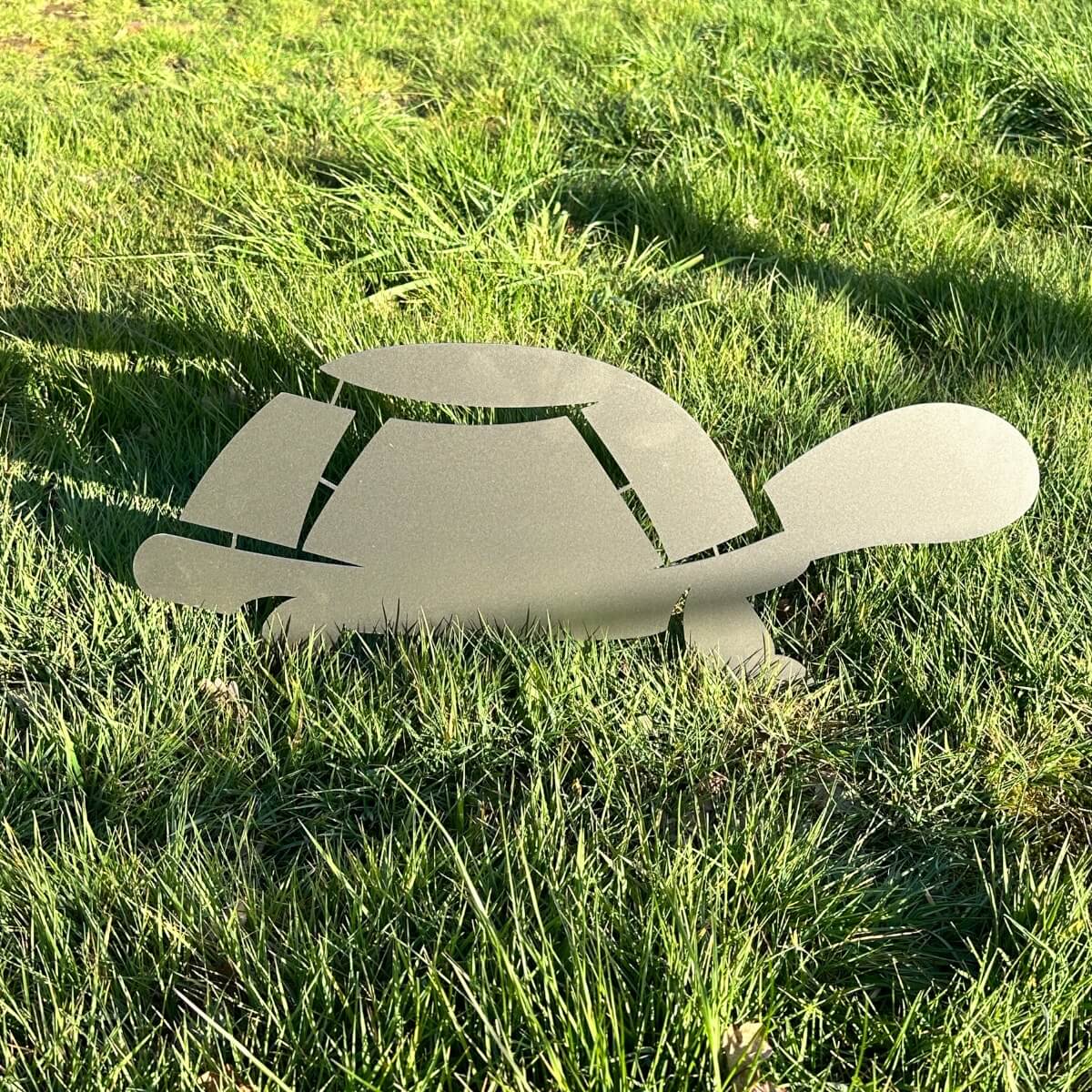 Gartenstecker Landschildkröte