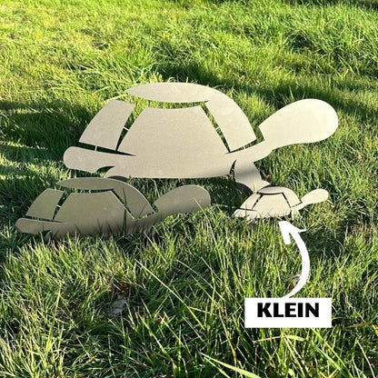 Gartenstecker Schildkröte klein