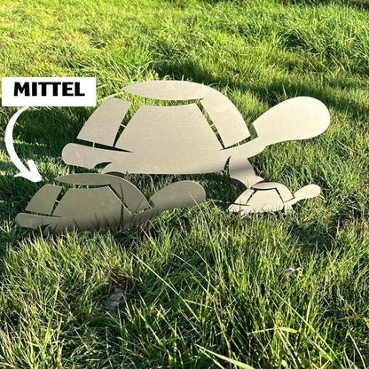 Gartenstecker Schildkröte mittel