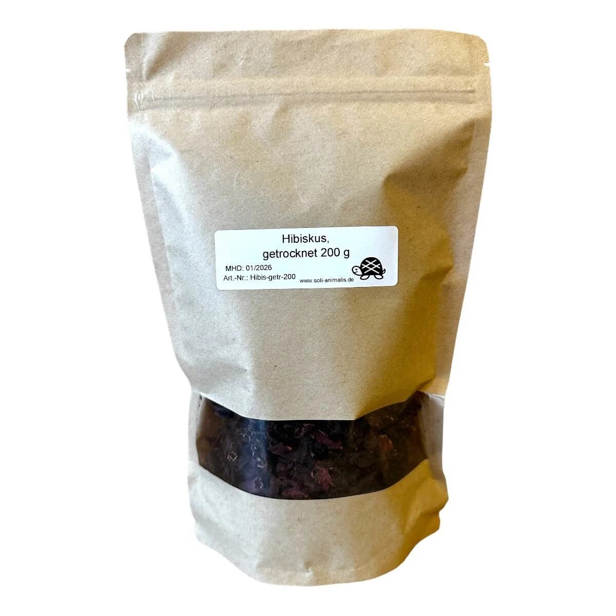 Hibiskus getrocknet für Schildkröten