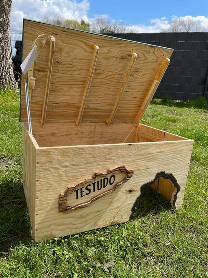 Schutzhütte für Landschildkröte