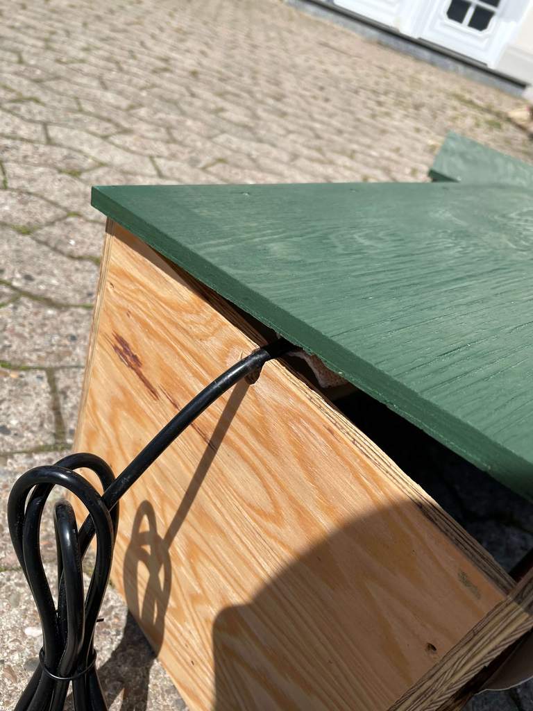 Schutzhaus aus Holz