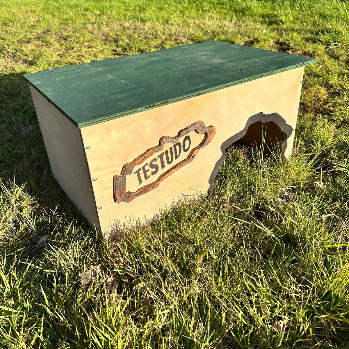 Schildkrötenhaus aus Holz - für große Landschildkröten