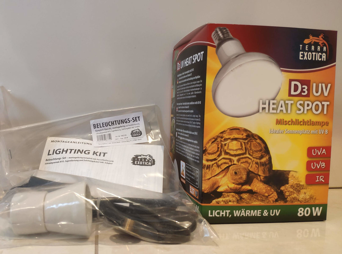 Komplettset Terrarium ohne Zeitschaltuhr