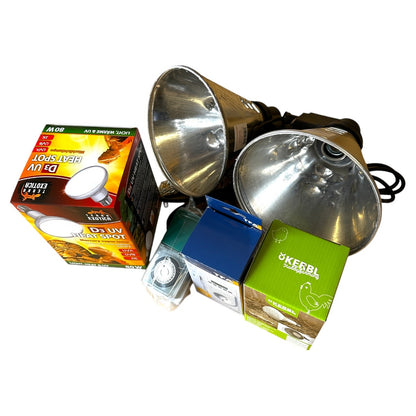 Lampen-Set für Schildkröten Frühbeete