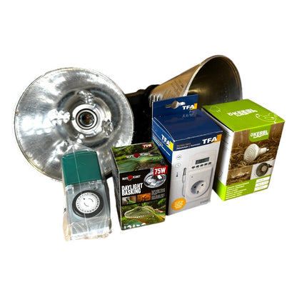 Lampenpaket für Schildkrötenhaus Frühbeet