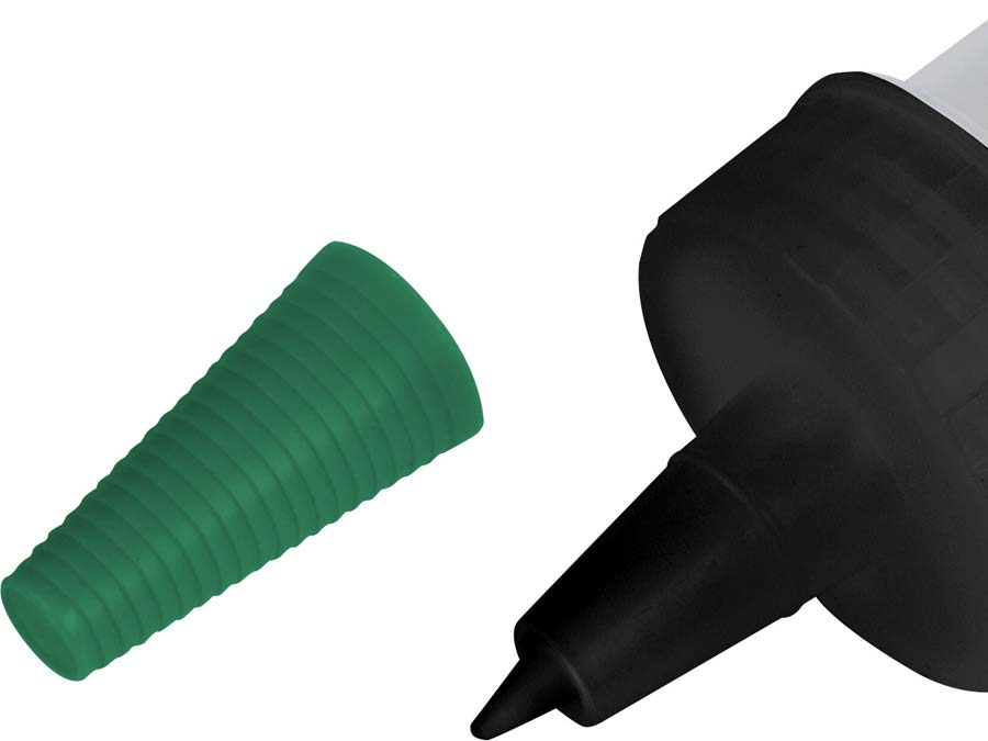 Samen-Dosierstift Spitze und Schutzkappe