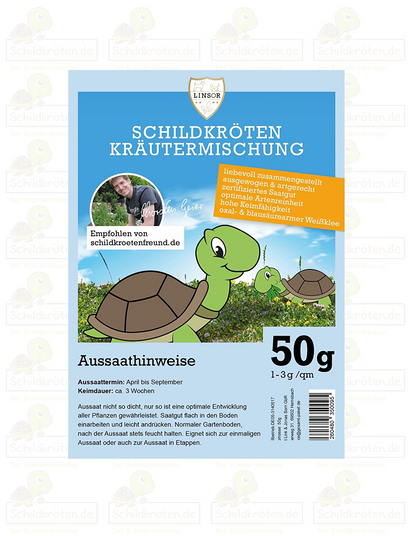 Schildkröten Samenmischung Kräutermischung