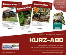 Schnupper-Abo Probe-Abo Schildkröten im Fokus