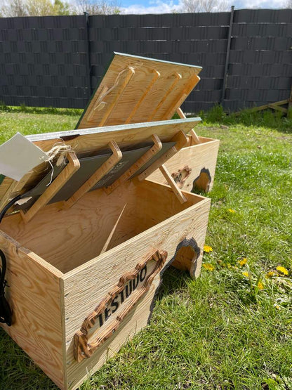 Schildkrötenhaus mit Deckelheizung