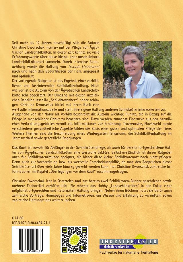 Testudo kleinmanni - Original Rückseite
