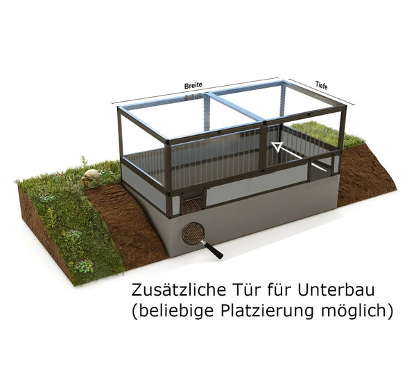 Tür Eingang für Unterbau