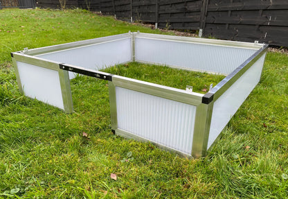 Unterbau für Beckmann Frühbeet Typ Allgäu Schildkrötenhaus mit Tür 123 x 107 cm