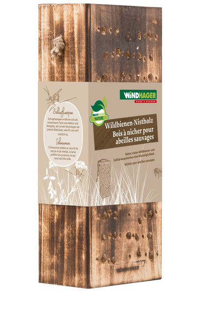 Wildbienen-Nisthilfe