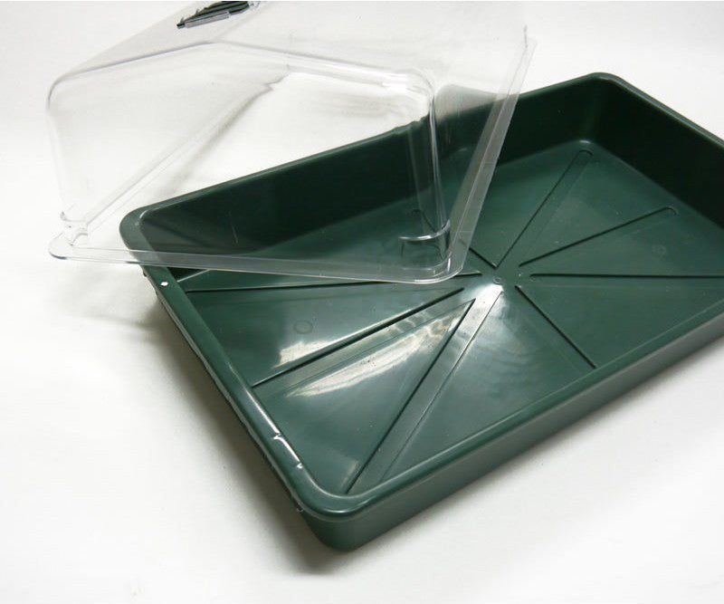 Zimmer-Gewächshaus für die Anzucht von Sämlingen, mit Belüftungsklappen im Deckel - groß