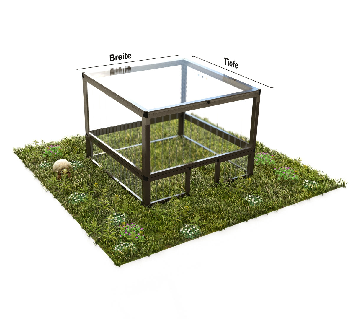 Frühbeet animalia ALLTOP komplett, Unterbau ALLTOP
