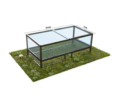 Frühbeet animalia Hohlkammerplatten, Unterbau ALLTOP